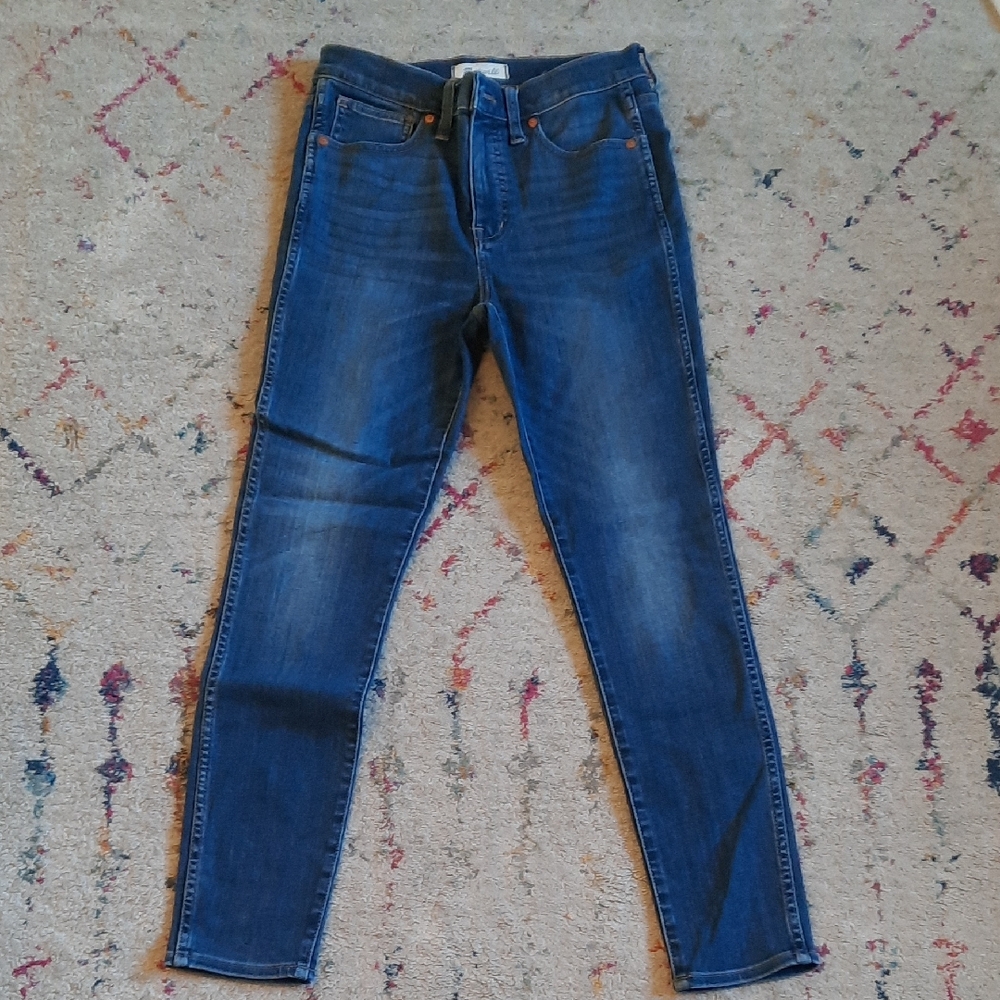 Madewell 10" high rise skinny Blue Denim Jeans